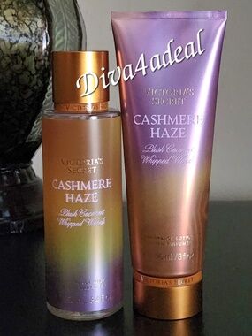 Victoria’s Secret CASHMERE GLAZE 2PC Mist + Lotion Bundle